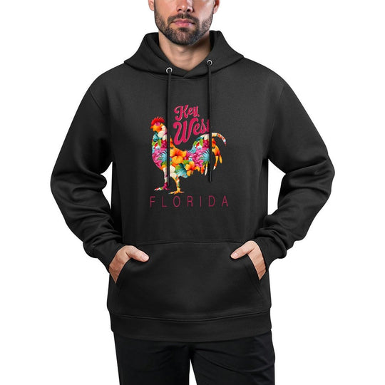 Key West Islands Florida Hibiscus Flower Chicken Casual Wear Hoodie
