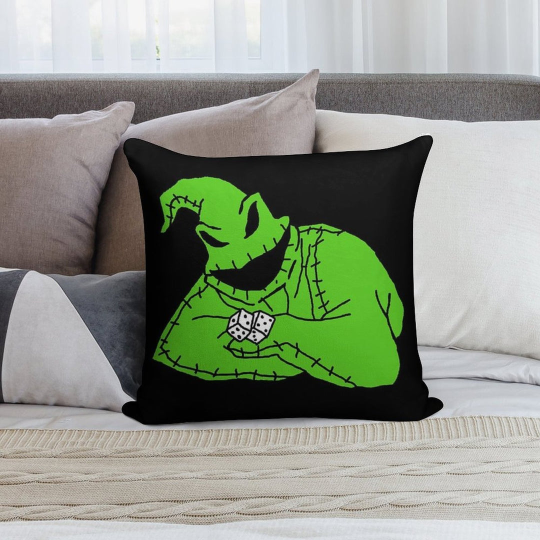 The Oogie Boogie Man Soft Home Decor Throw Pillow
