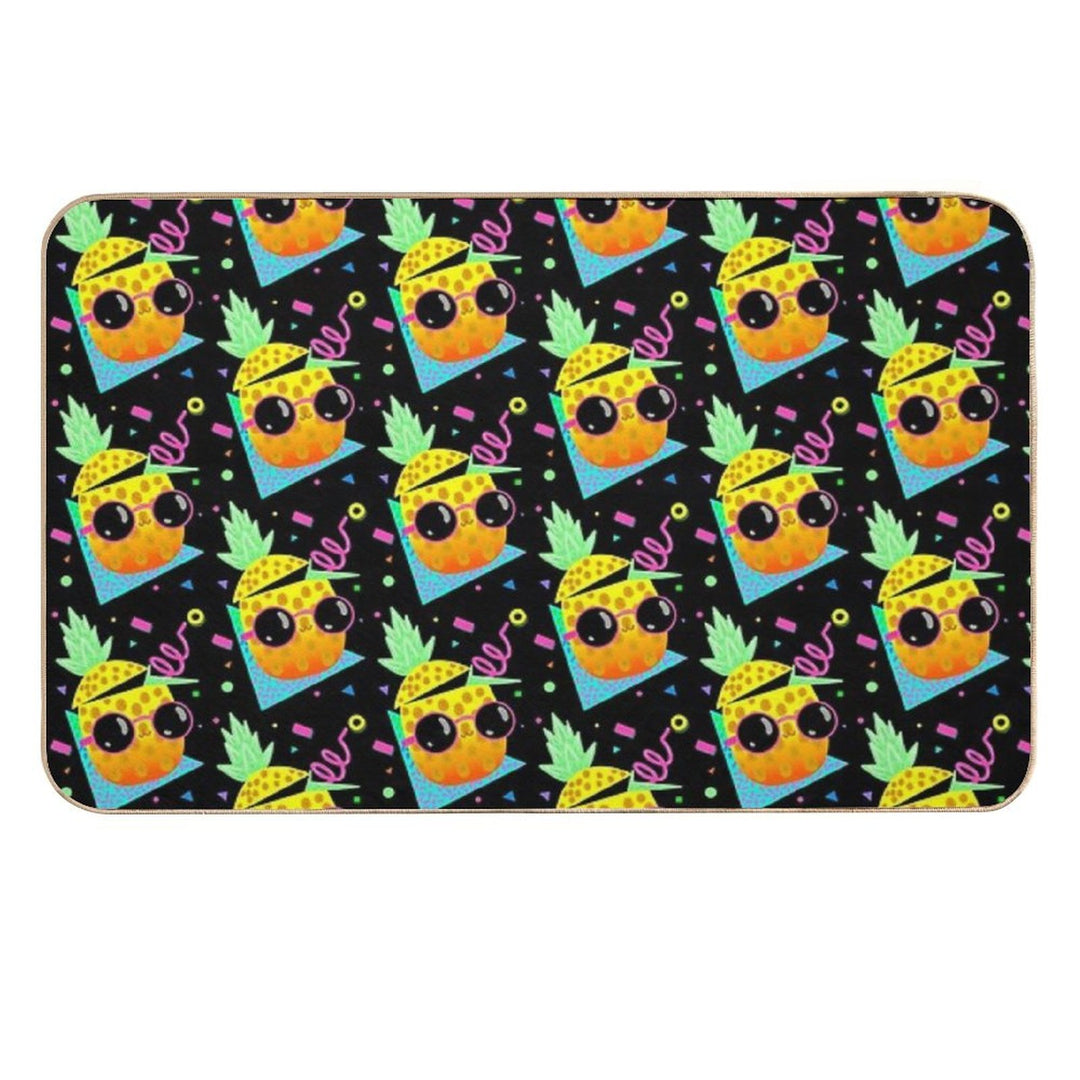Piña Coolada  Fade-Resistant Bath Mat