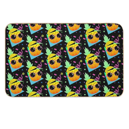 Piña Coolada  Fade-Resistant Bath Mat