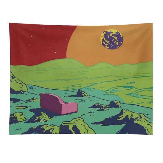 Pink Couch Tapestry