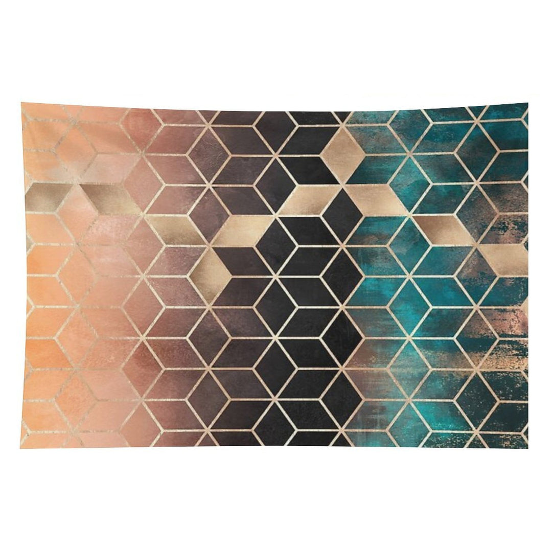Ombre Dream Cubes Tapestry