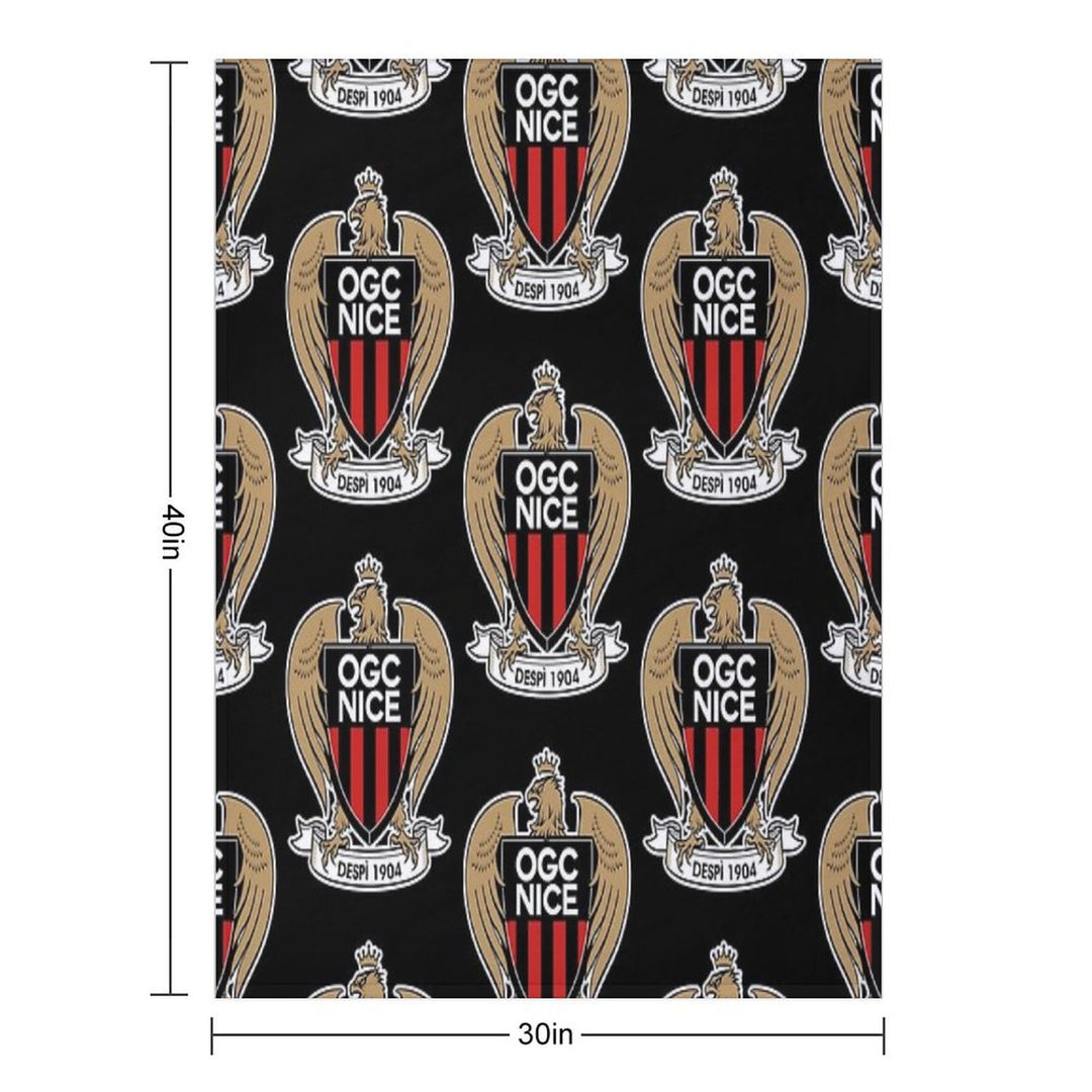 OGC Nice Gift-ready Throw Blanket