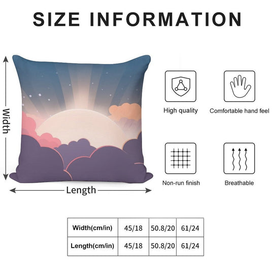 Sunrise Soft Anti-Pilling Throw Pillow