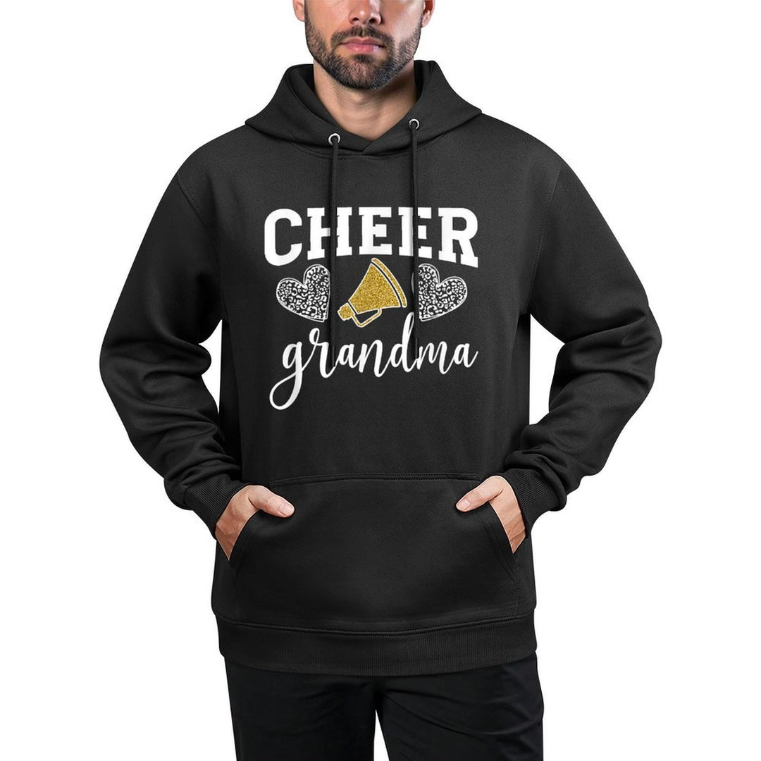 Cheer Grandma Hearts Cheerleading Grandmother Durable Construction Hoodie