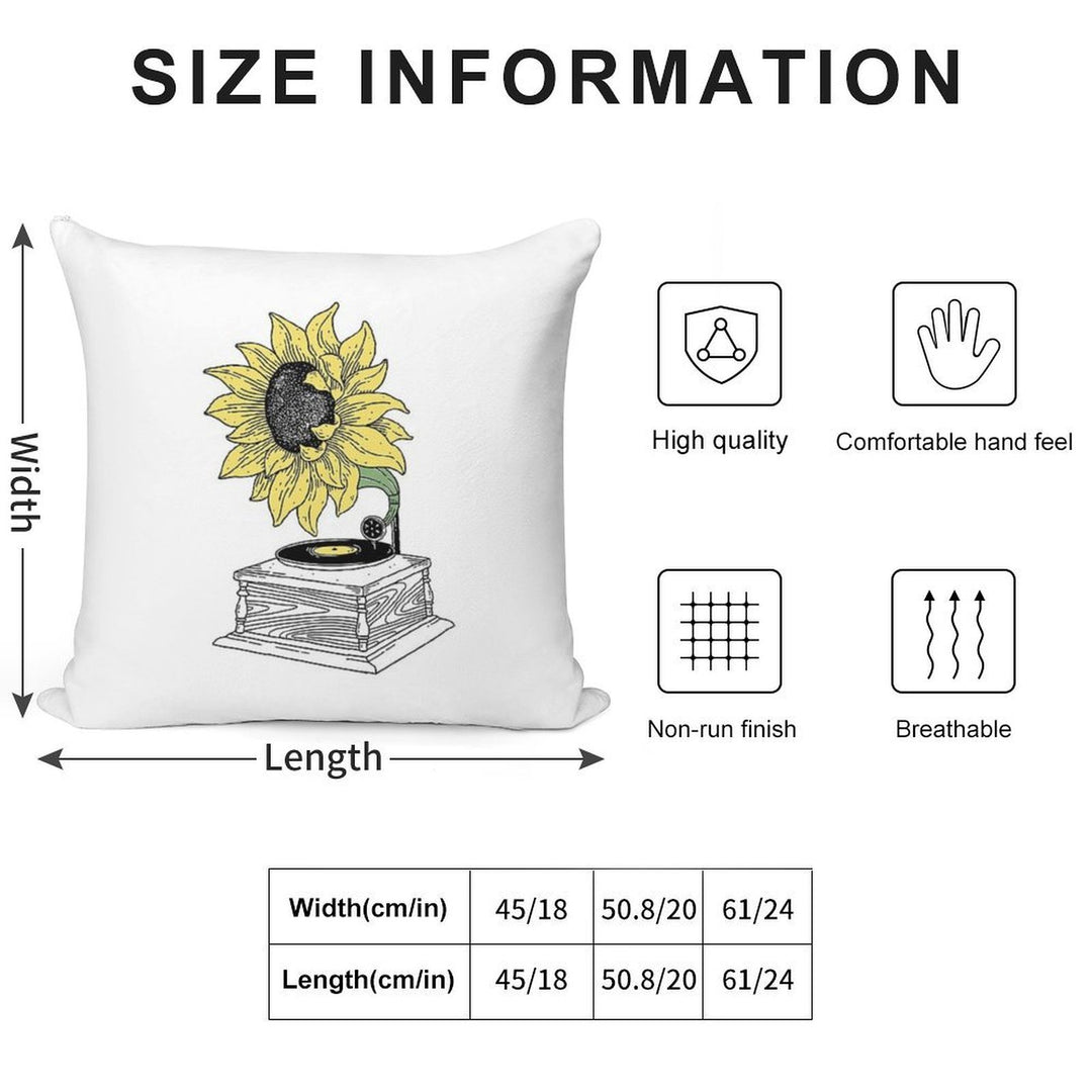 Singing in The Sun Soft Shrink-Resistant Throw Pillow