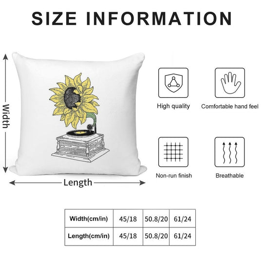 Singing in The Sun Soft Shrink-Resistant Throw Pillow