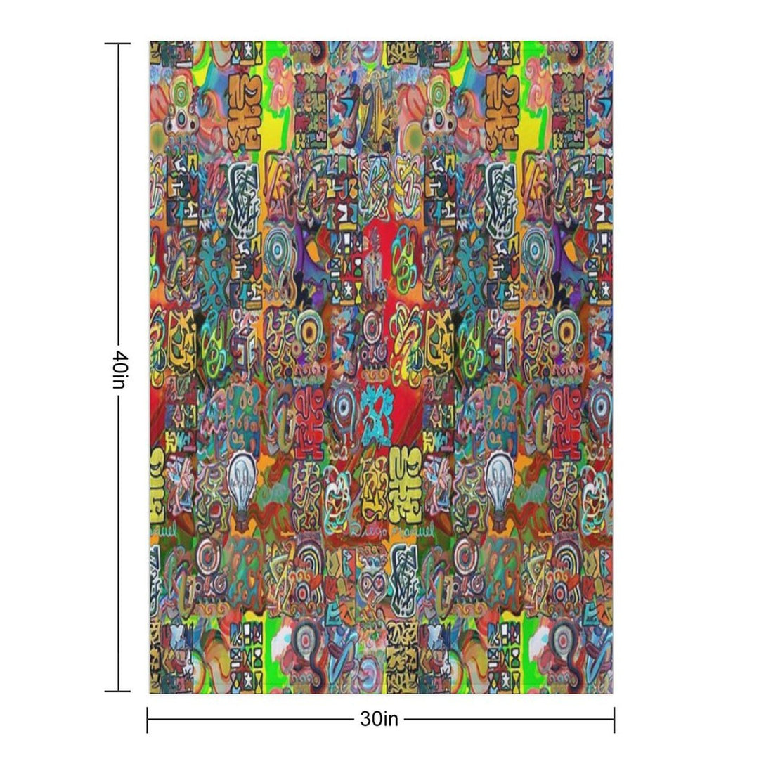 Graffiti 21 Tapiz 11 Lightweight Throw Blanket