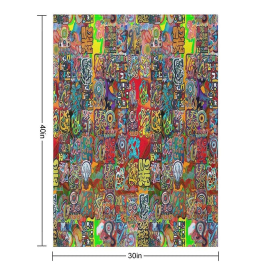 Graffiti 21 Tapiz 11 Lightweight Throw Blanket