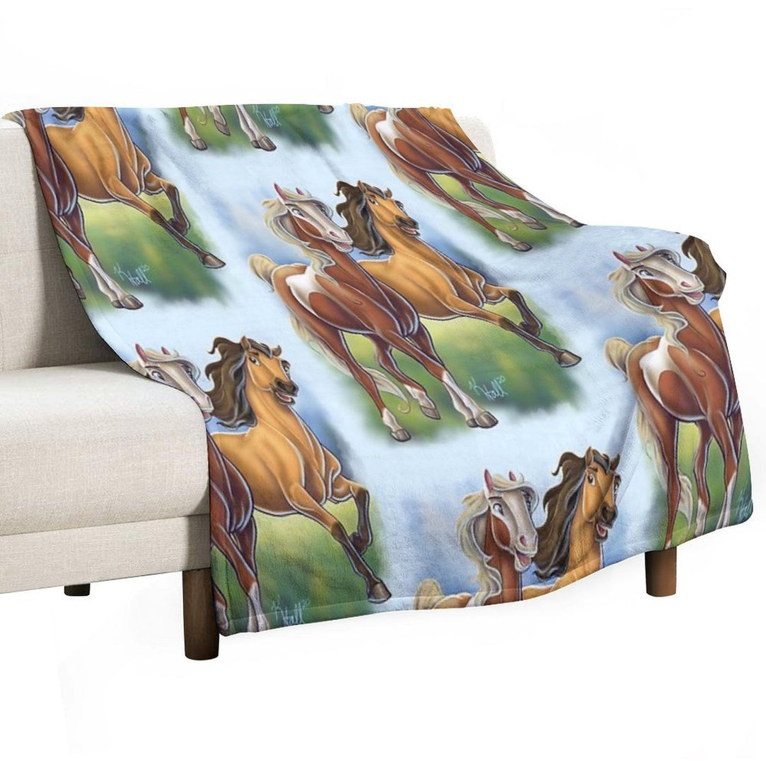 Spirit And Rain Quick-dry Throw Blanket