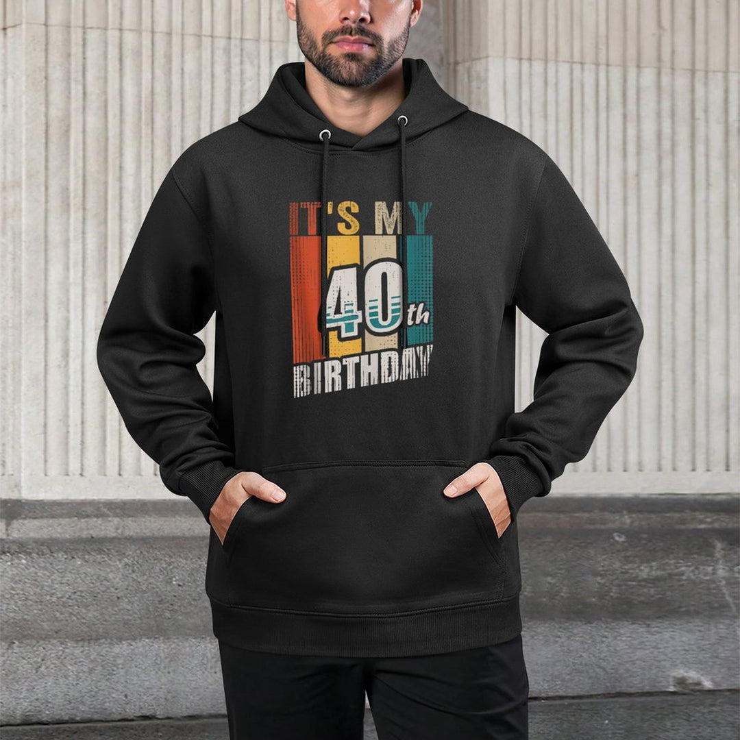 Vintage It&#39;s My 40th Birthday Relaxed Fit Hoodie