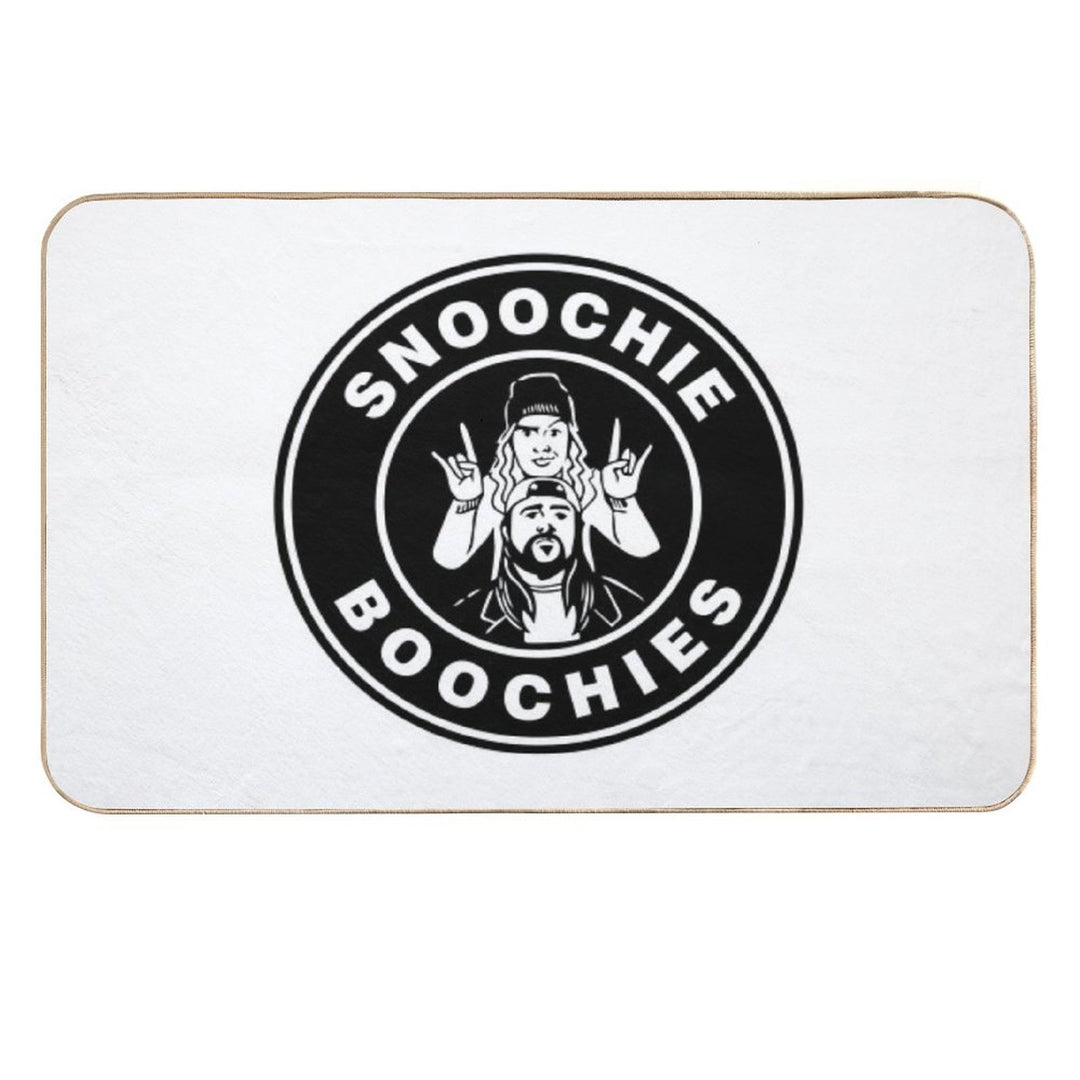 Old Time Nerd  Repositionable Bath Mat