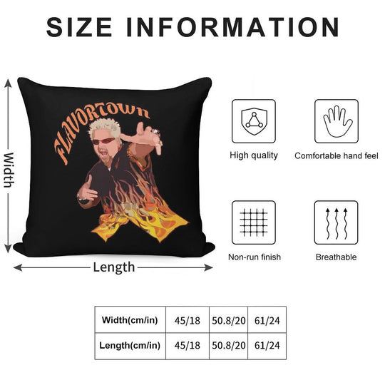 Guy Fieri Flavortown Soft Ultra-Soft Texture Throw Pillow