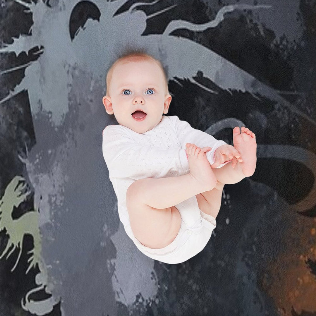 Final Fantasy XV Logo Multi-functional Throw Blanket