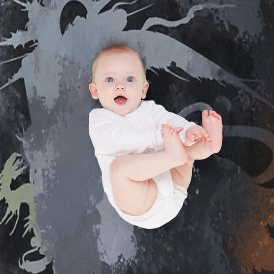 Final Fantasy XV Logo Multi-functional Throw Blanket