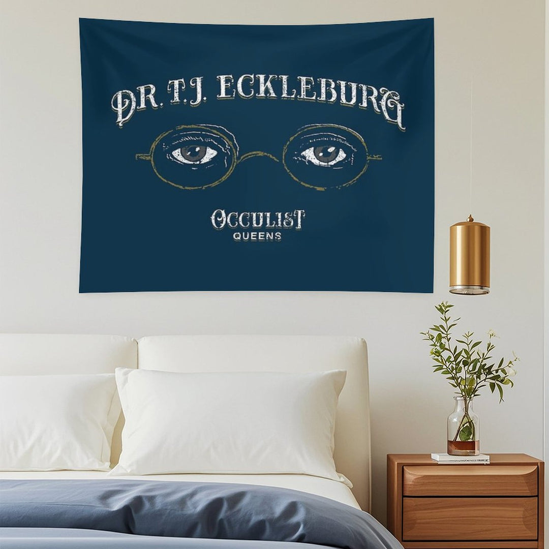 Dr. TJ Eckleburg Occulist Tapestry