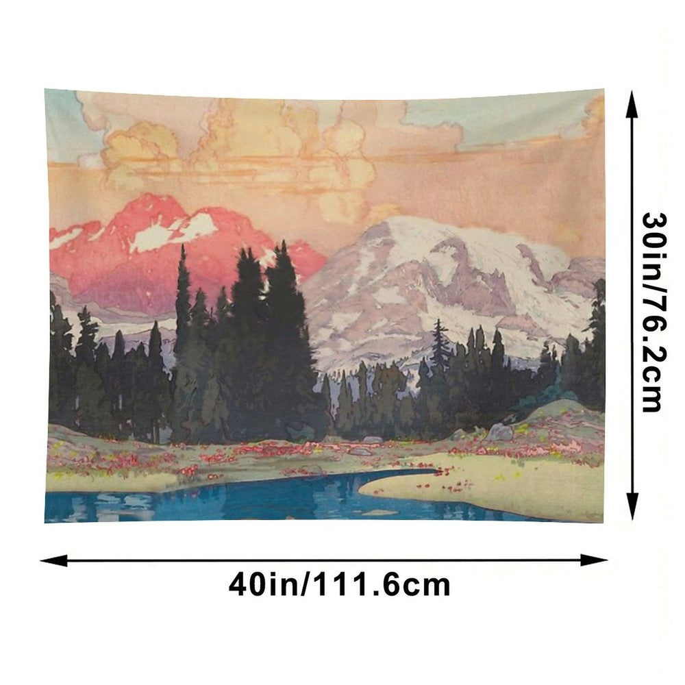 Storms over Keiisino - Nature Landscape Tapestry