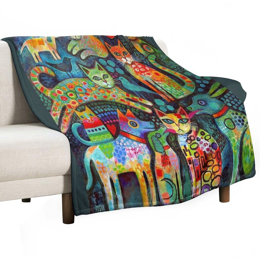 Family And Friends Comfort Throw Blanket