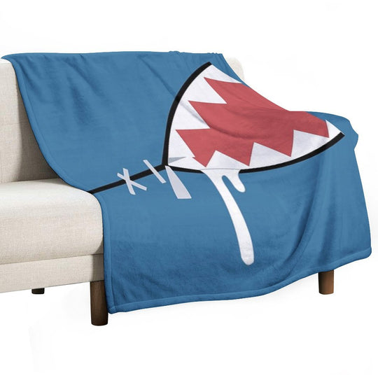 Gawr Gura Shark Mouth All-season Throw Blanket