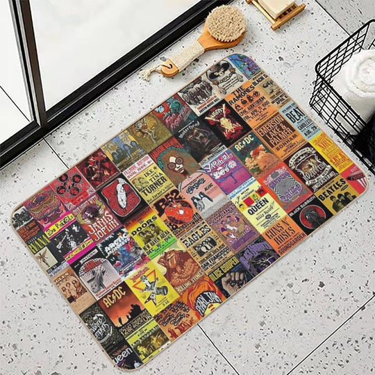 Rock Band  Rapid-Drying Bath Mat