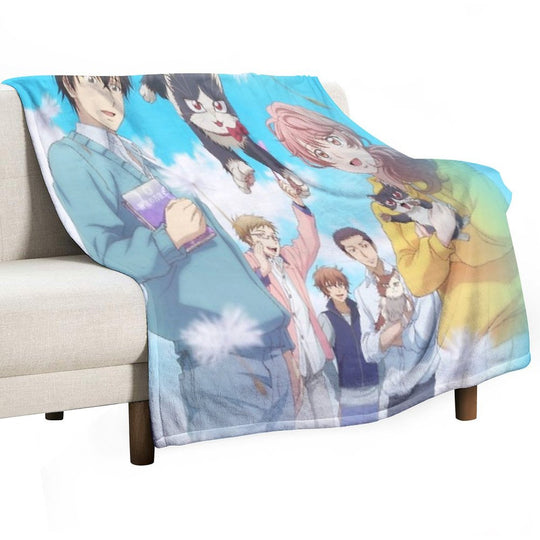 My Roommate Is A Cat Velvety-soft Throw Blanket