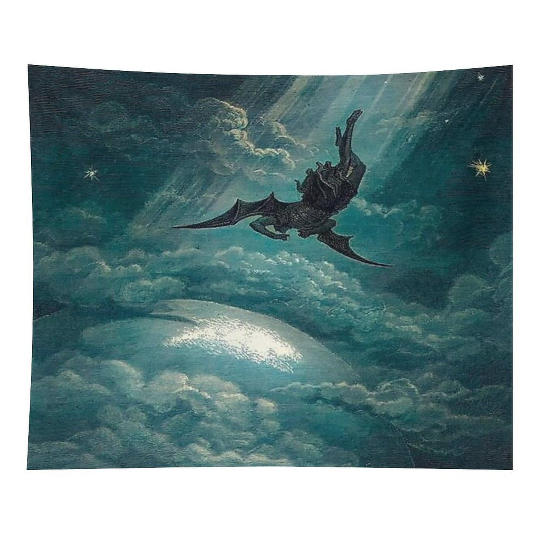 Paradise Lost (Colorized)  by Gustave Doré Tapestry