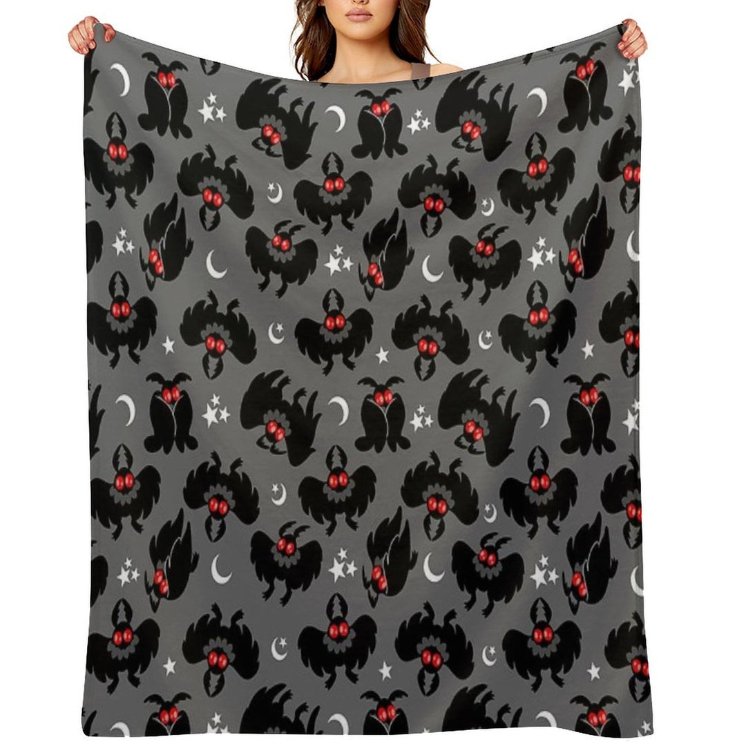Cute Cryptids - Mothman Pattern Premium Throw Blanket