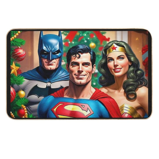 A Super Christmas 3  Easy To Clean Bath Mat