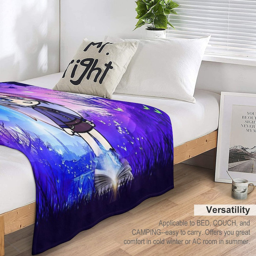 Gacha Life in The Magic Forest Easy Care Throw Blanket