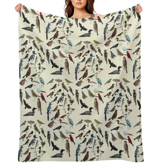 Bird Fanatic Gift-ready Throw Blanket