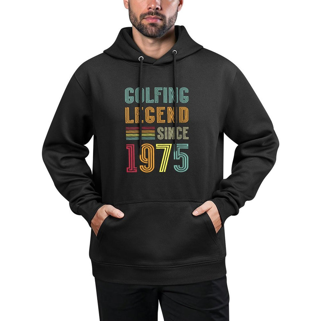 Womens Golfer Legend 1975 50th Birthday Golf 50 Years Golfing Relaxed Fit Hoodie