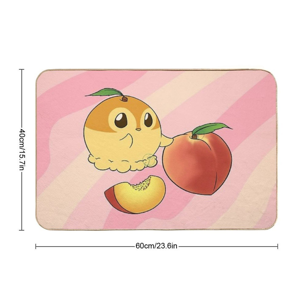 Penguinscoops - Peach  Multi-Purpose Bath Mat