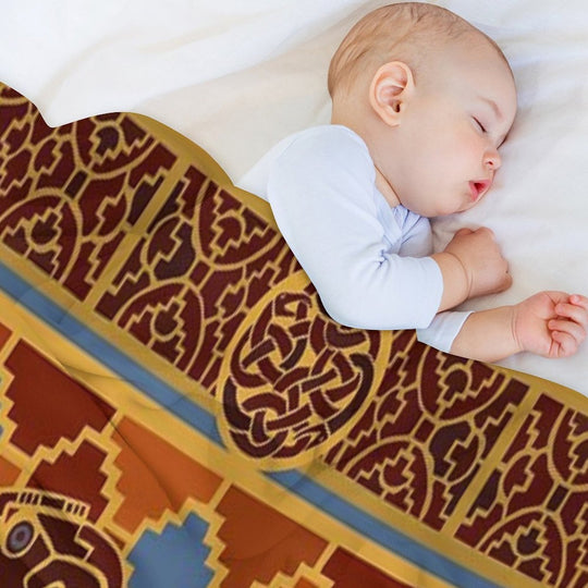 Imagining Sutton Hoo The Eagles Easy Care Throw Blanket