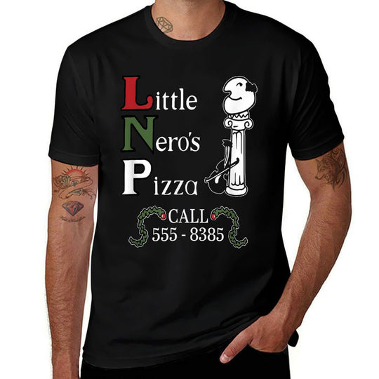 The Little Neros Pizza Christmas, Funny Christmas  Odor-resistant T-Shirt