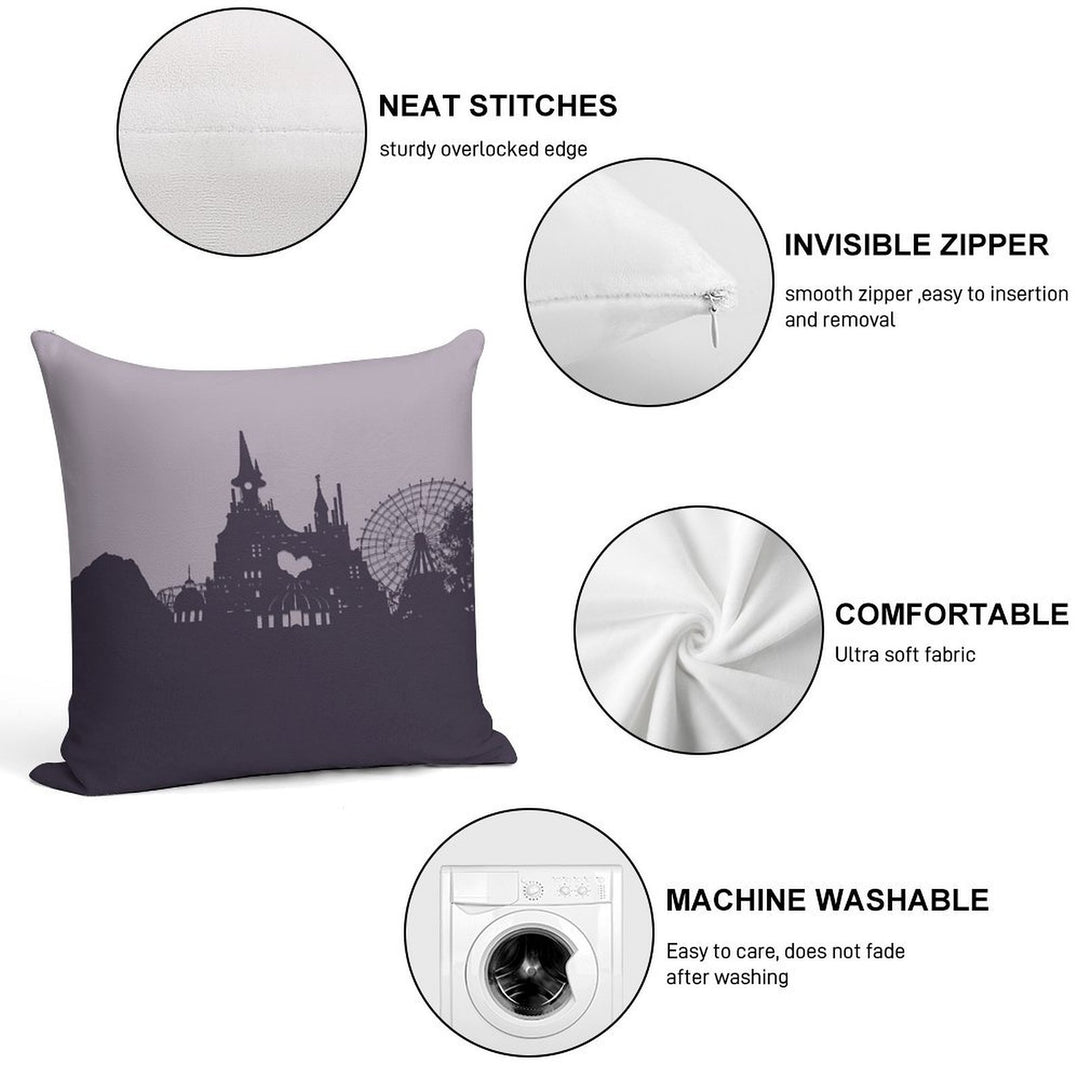 Amusement Park - Nier Soft Decorative Cover Throw Pillow