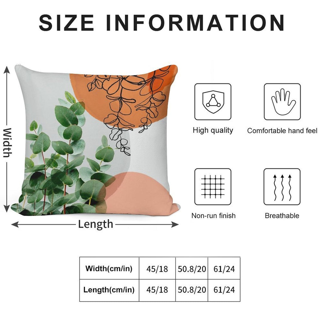 Simpatico V4 Soft Shrink-Resistant Throw Pillow
