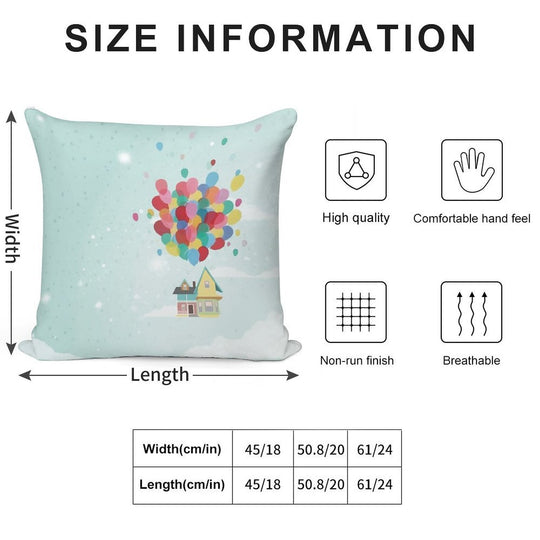 Adventure Is Out There Soft Hidden Zipper Throw Pillow