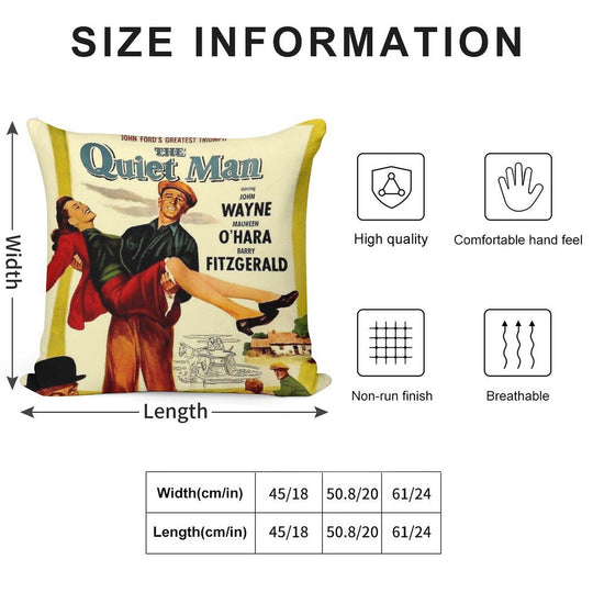 The Quiet Man Soft Bedroom Essential Throw Pillow