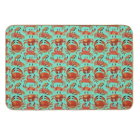 Crab Pattern  Odorless Bath Mat