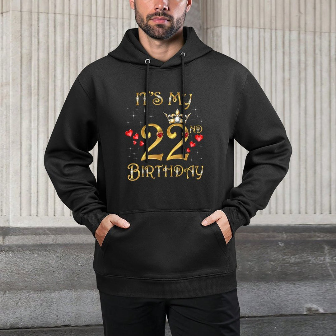 It's My 22nd Birthday 22 Years Old 22nd Birthday Queen All-Day Comfort Hoodie