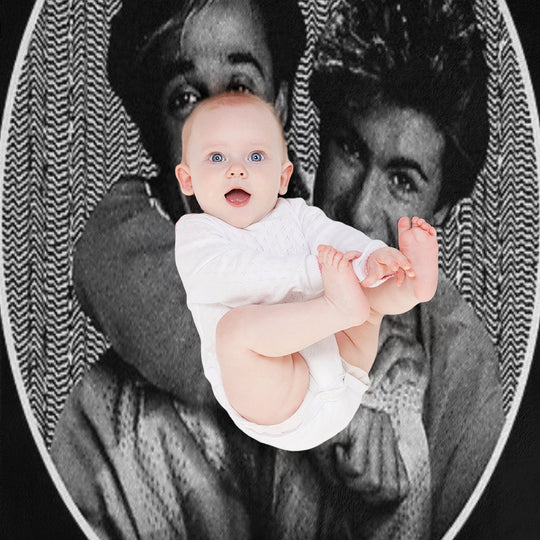 WHAM! Vintage - White Ver. Plush Throw Blanket