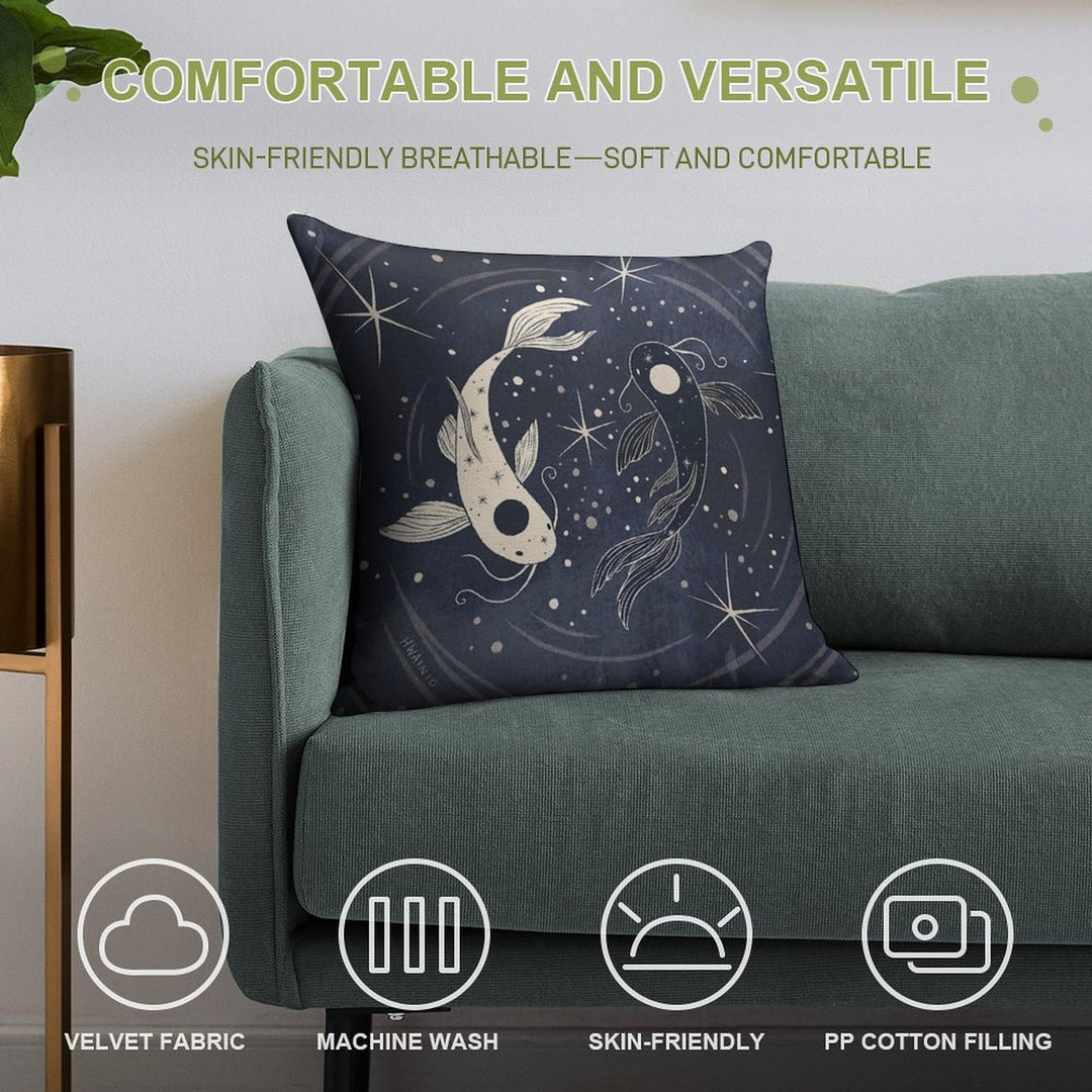 Tui And La Soft Ultra-Soft Texture Throw Pillow