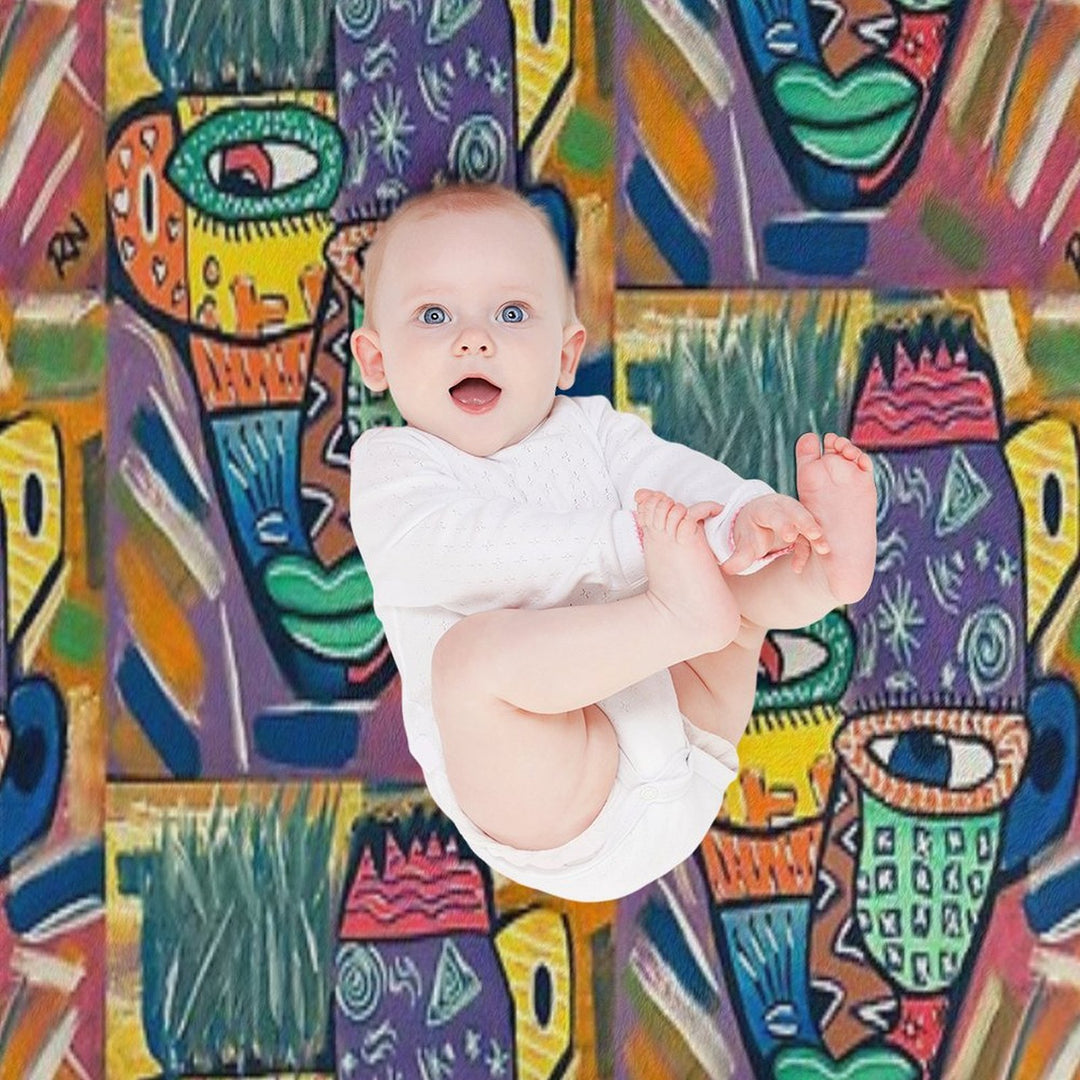 Patchwork Mind Velvety-soft Throw Blanket