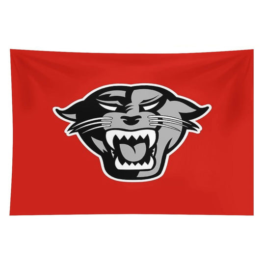 DU Panthers Red Black Tapestry