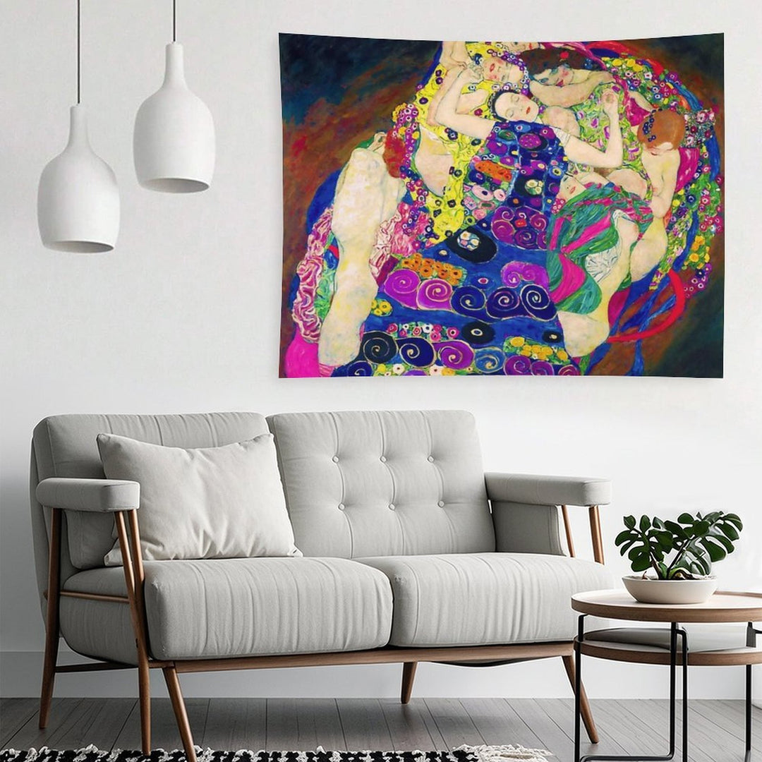 Gustav Klimt Die Jungfrauen (The Virgins) Tapestry