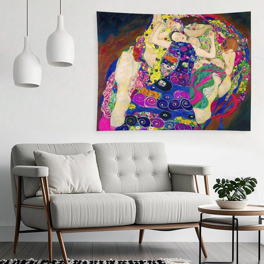 Gustav Klimt Die Jungfrauen (The Virgins) Tapestry