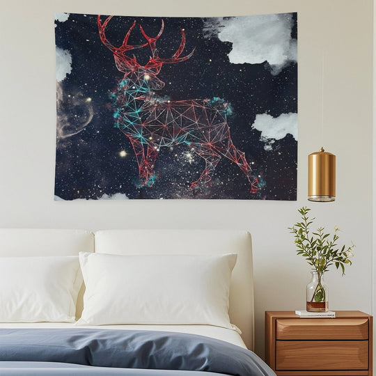 Celestial Deer Tapestry
