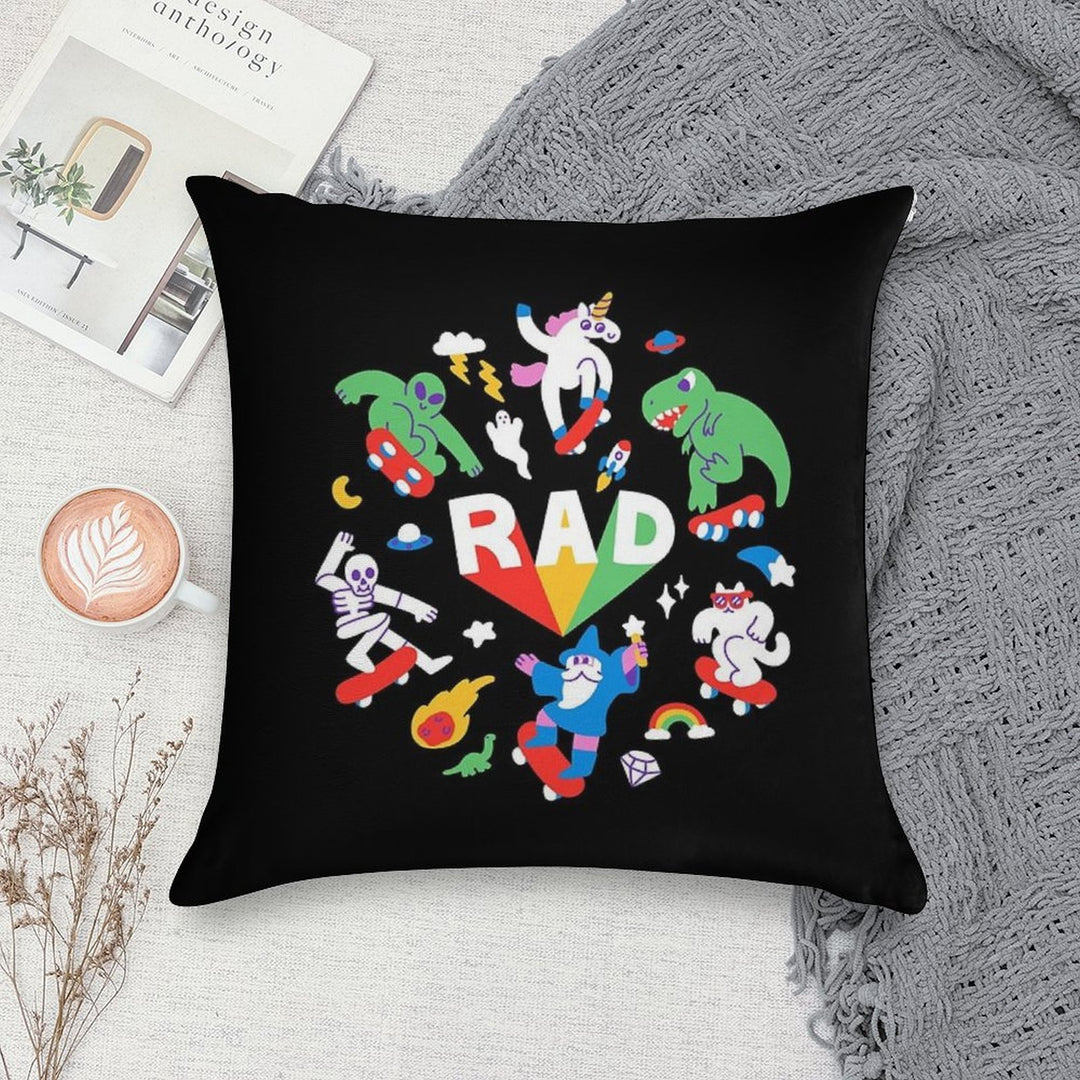 Rad Pals Soft Skin-Friendly Throw Pillow