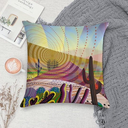 Desert Eye Soft Ultra-Soft Texture Throw Pillow