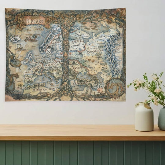 Midgard (Gods of The Ragnarok Era) Tapestry